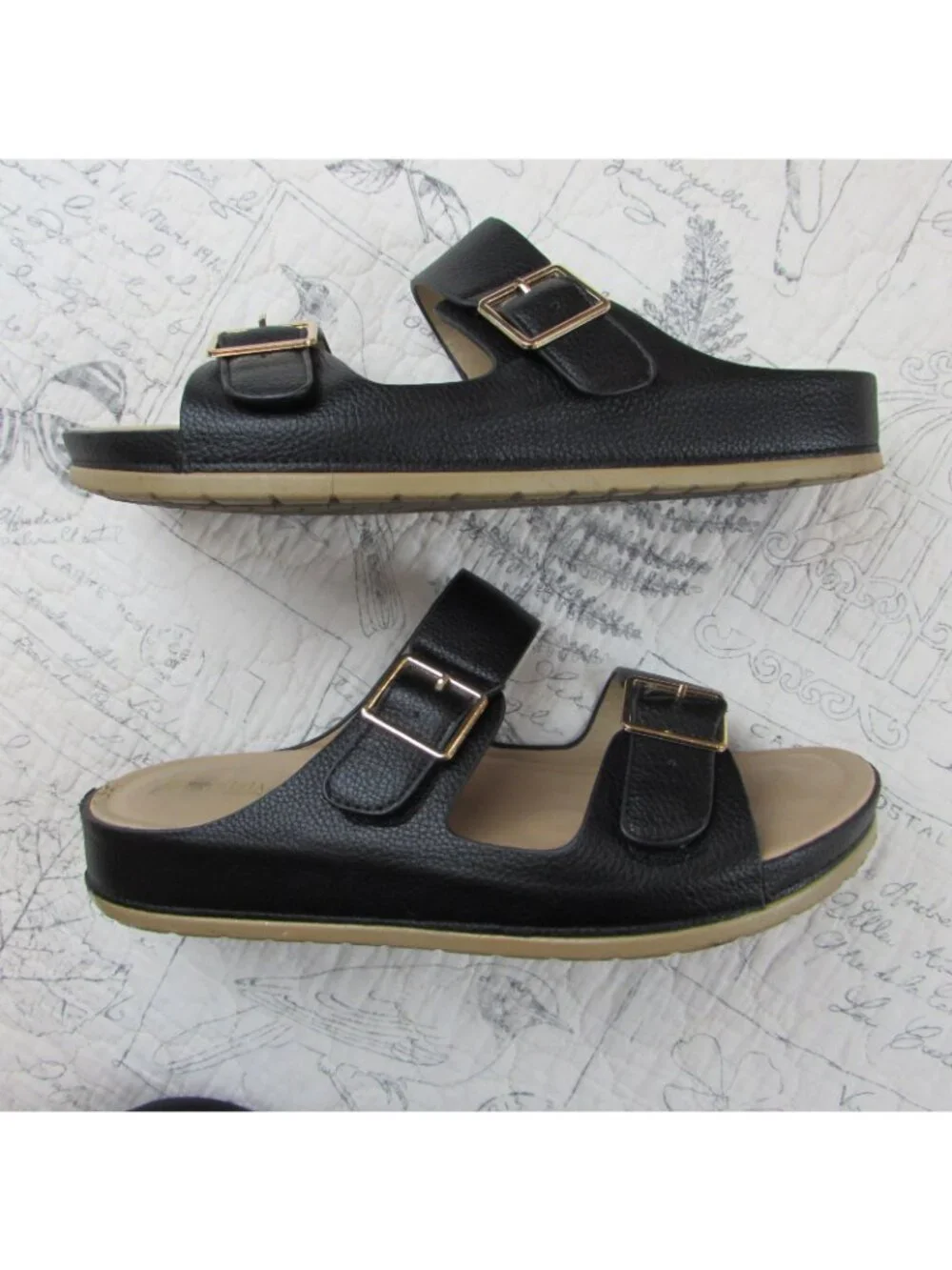 EUC Patrizia by Spring Step Eliza Slide Casual Strappy Sandals Women Size 9